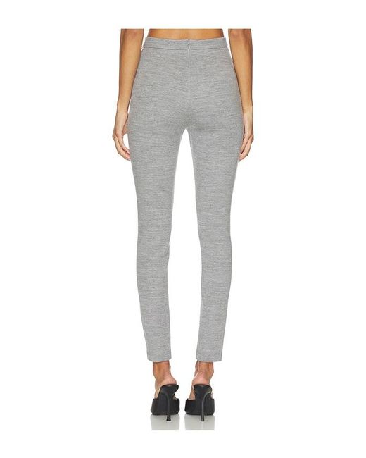 Balmain Gray Zipped Legging
