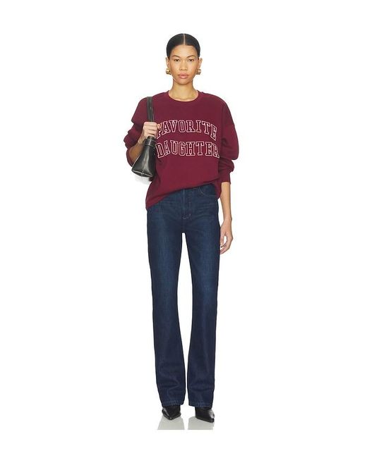 FAVORITE DAUGHTER Blue The Valentina Super High Rise Boot