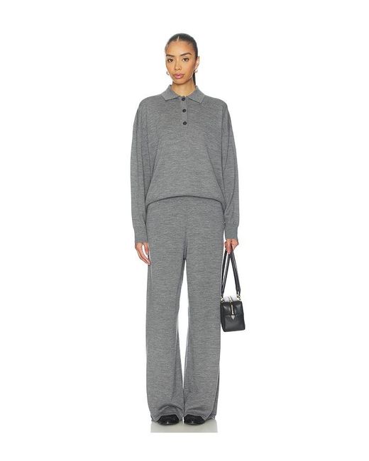 Anine Bing Gray Adley Pant