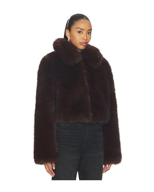 L'academie Black 'Academie Savoie Faux Fur Jacket