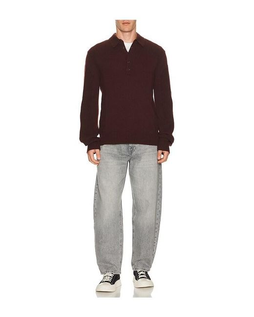 AllSaints Gray Barrel Trash Jeans for men
