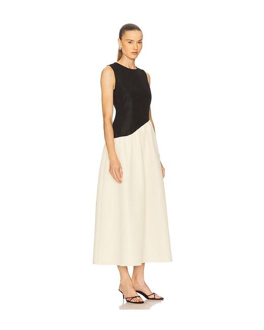 Simon Miller White Laurel Moire Midi Dress