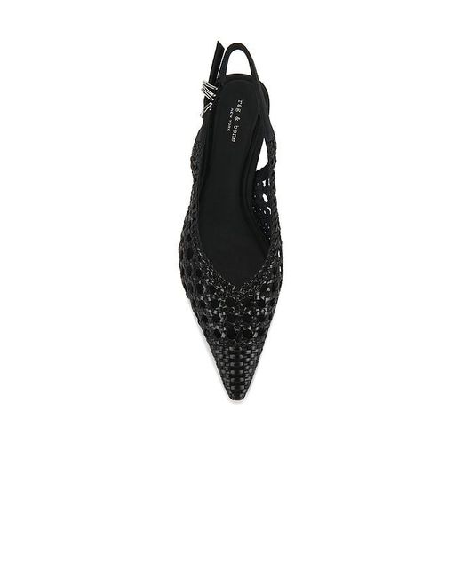 Rag & Bone Black Brynn Slingback Heel