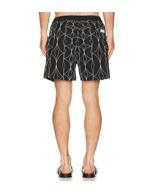 Oas Black Arko Swim Shorts for men