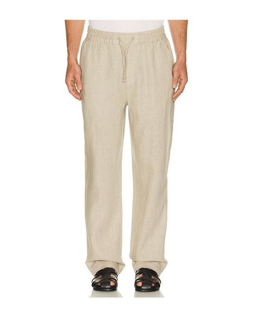 CHE Natural Avila Linen Drawstring Trouser for men