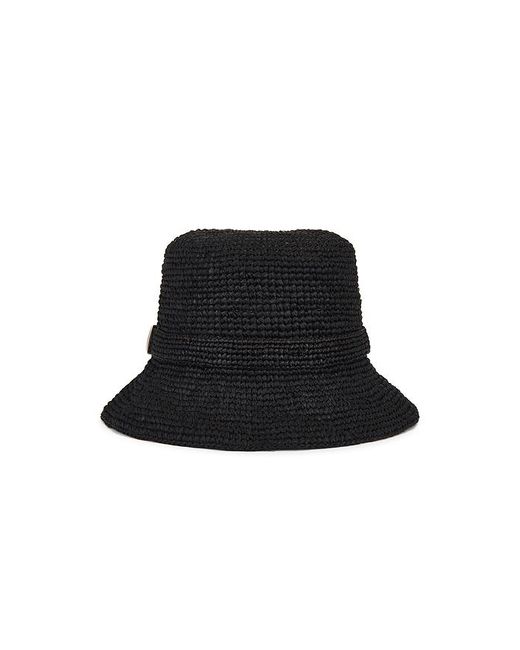 Rag & Bone Black Lela Rollable Hat