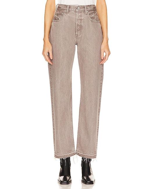 Moussy Natural Glenwood Wide Straight