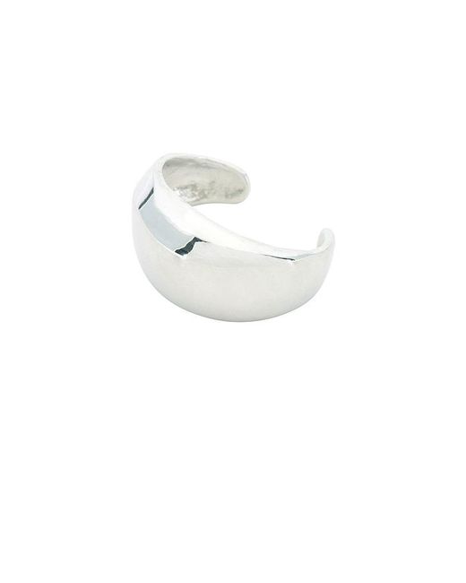 petit moments White Chrome Cuff