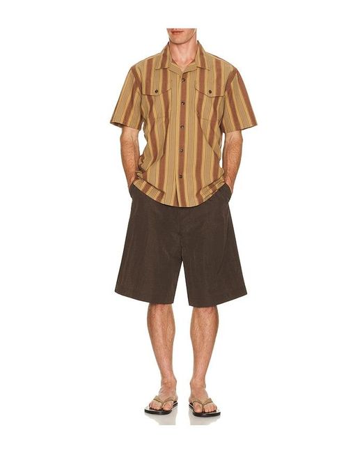 Filson Brown Chambray Camp Shirt for men