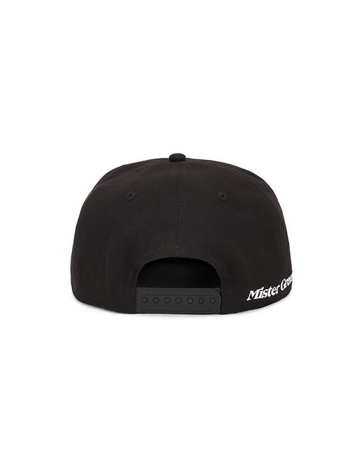 Mister Green Black Iconic 6 Panel Cap for men