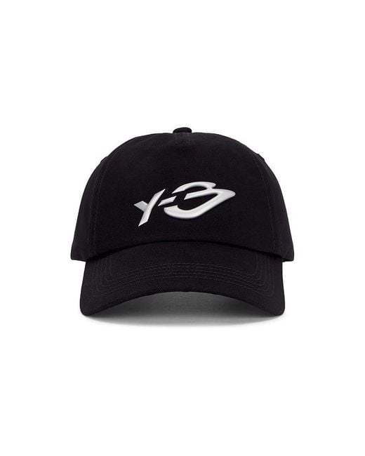Y-3 Black Big Lg Cap for men