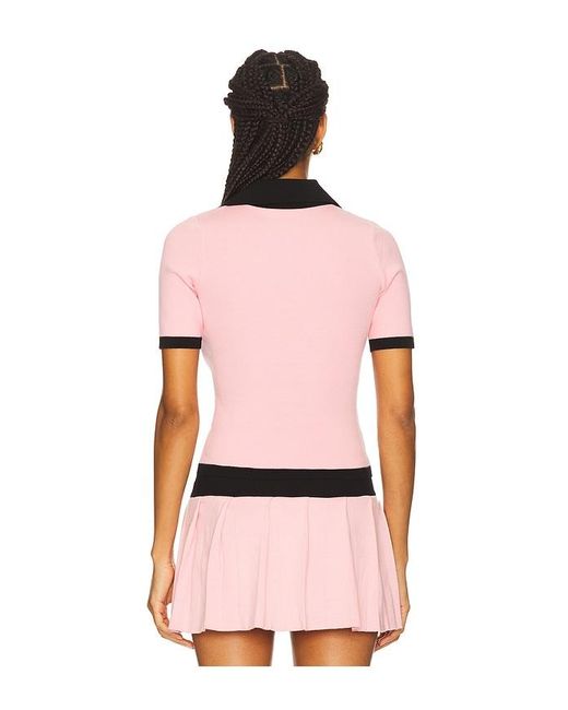 Nana Jacqueline Red Hazel Polo Top