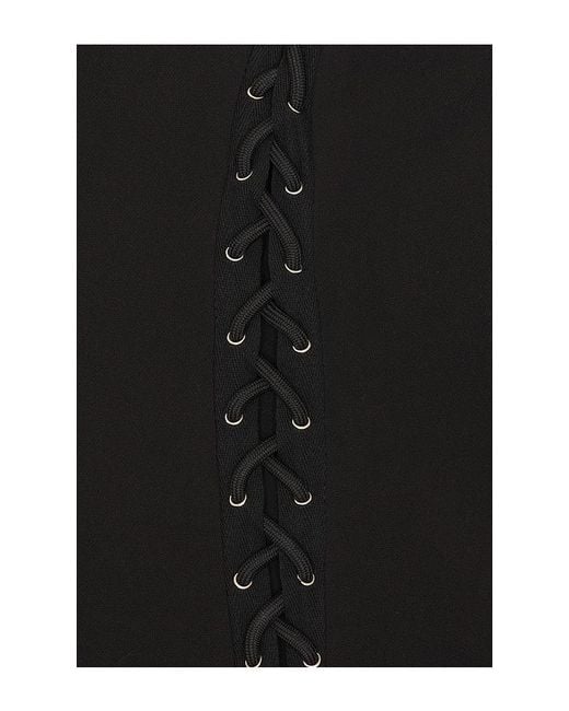 Bardot Black Verity Lace Up Blazer Dress