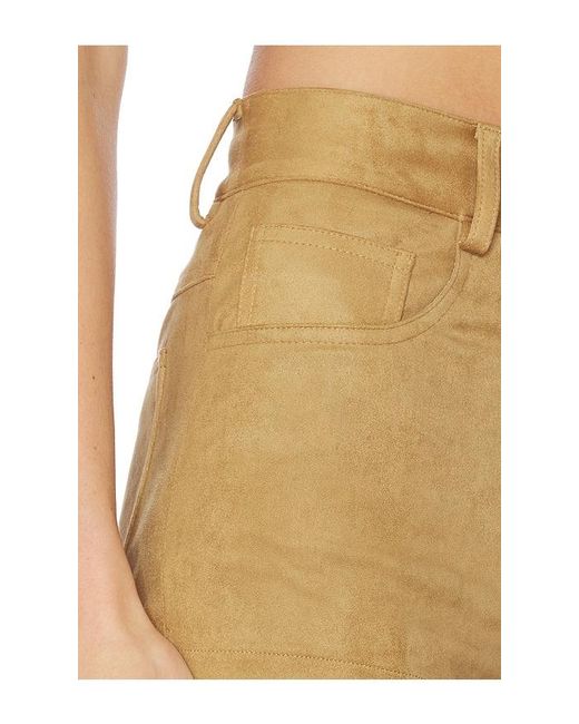 Norma Kamali White High Waist Jean Short