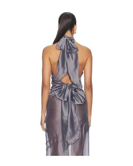 MAJORELLE Purple Tilda Top