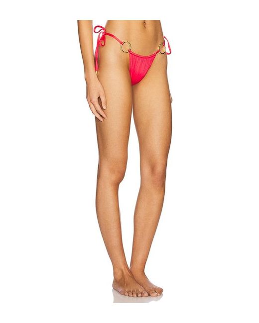 Cin Cin Orange Cove String Bikini Bottom