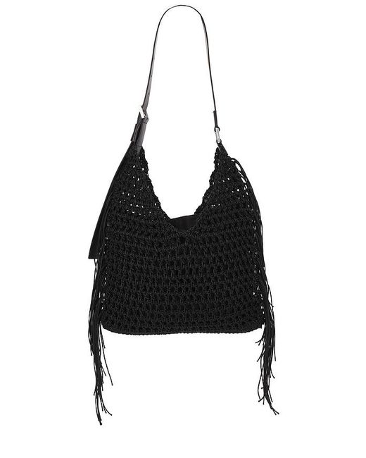 AllSaints Black Sabine Shoulder Bag