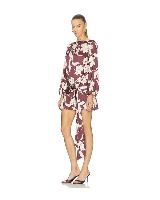 MISA Los Angles Red Larissa Dress