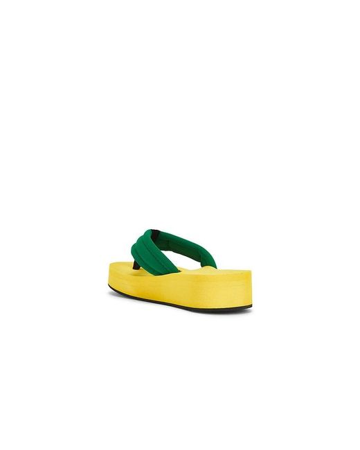 Coperni Yellow Foam Flip Flop Sandal