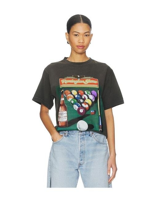 Remington Stone Black Pool Hall Tee for men