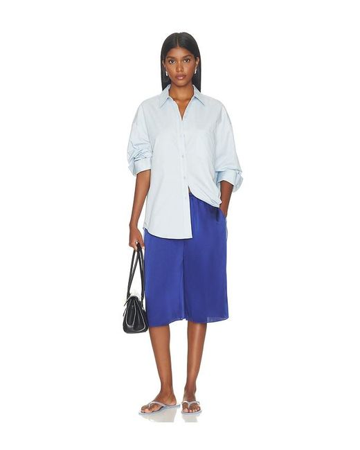 WAO White Poplin Button Up