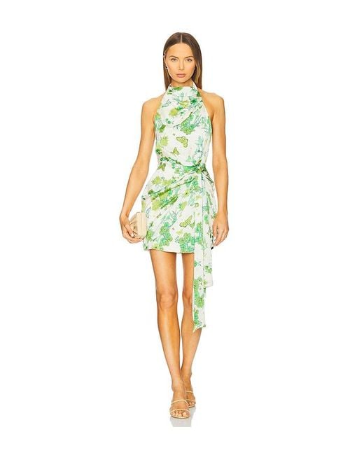 Elliatt Yellow Tess Halter Mini Dress