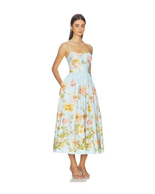 Cara Cara White Alba Midi Dress