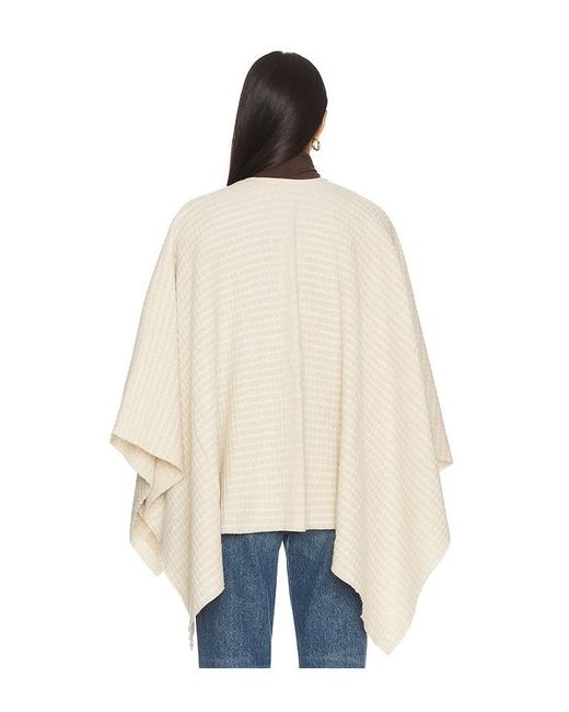 Rag & Bone Blue Joni Waffle Poncho