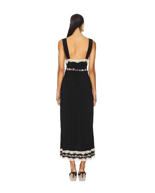 Rixo Black Lucie Dress