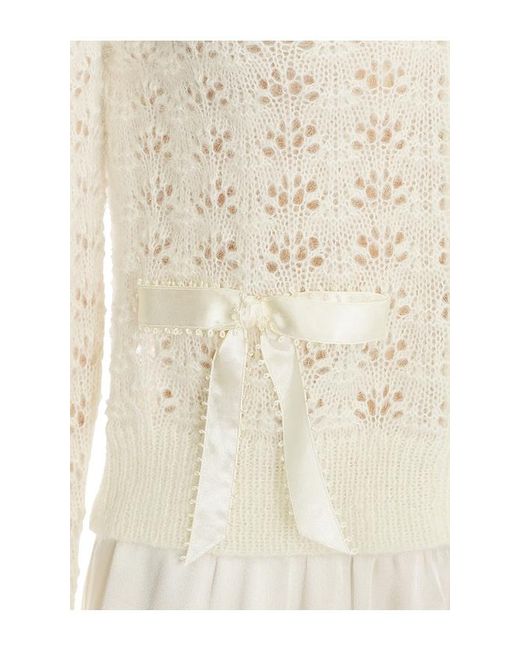 LoveShackFancy White Strick Lilly