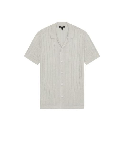 PAIGE Gray Copley Sweater Shirt for men