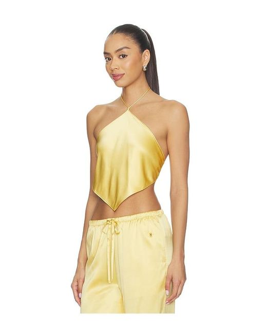 ÉTERNE Yellow Freya Top