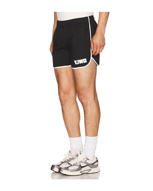 Y,IWO Black Hardwear P.R. Shorts for men