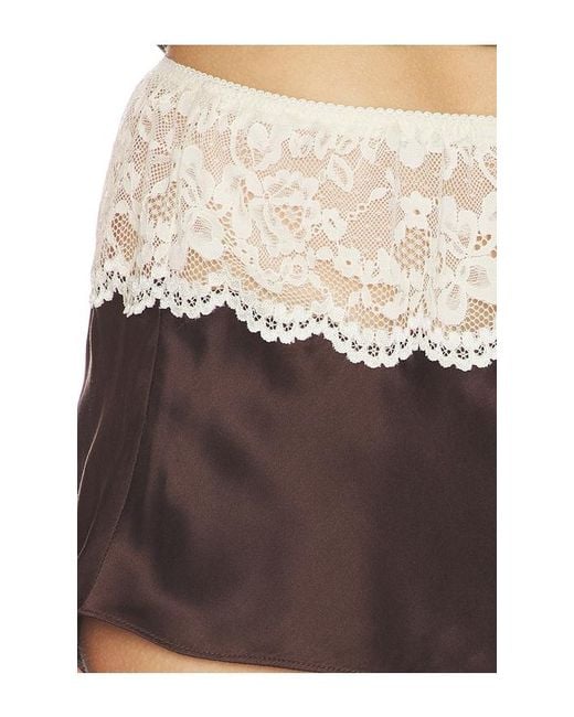 Frankie's Bikinis Black Rosie Silk Short