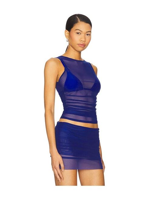 Bondeye Claudia トップ Blue