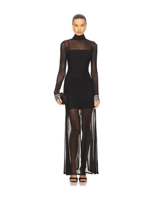 Mariandree Gaitan Black Emilia Dress