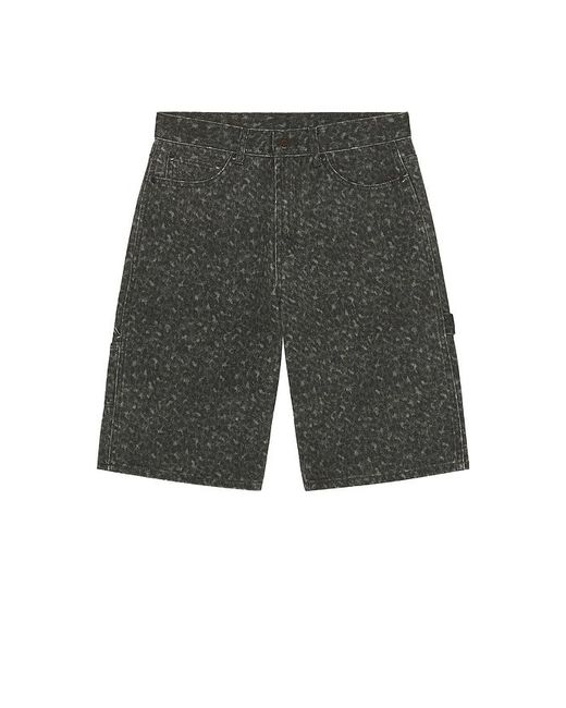 Thisisneverthat Gray Relaxed Painter Short for men