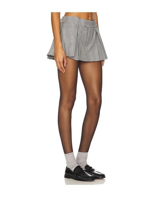 Lovers + Friends Gray Junny Skort