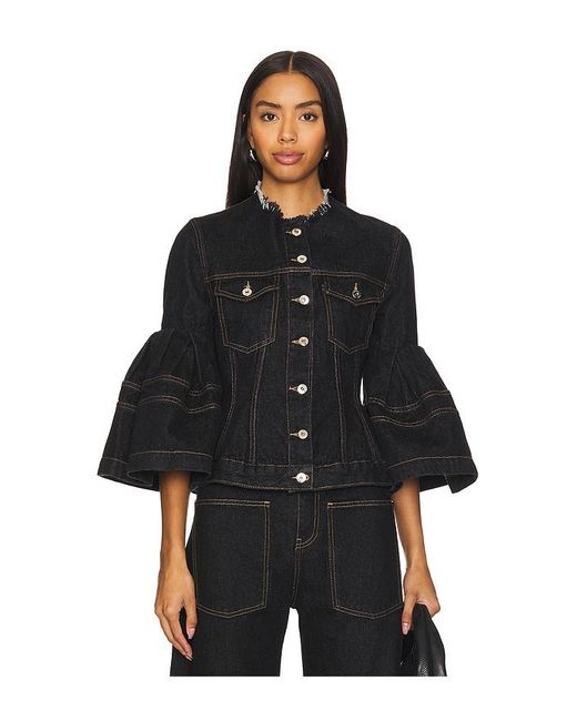 Marques'Almeida Black Denim Jacket