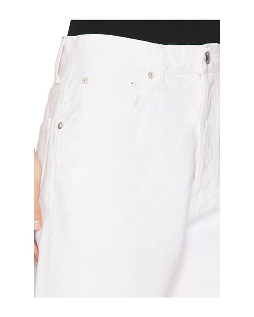 Agolde White Indra Short