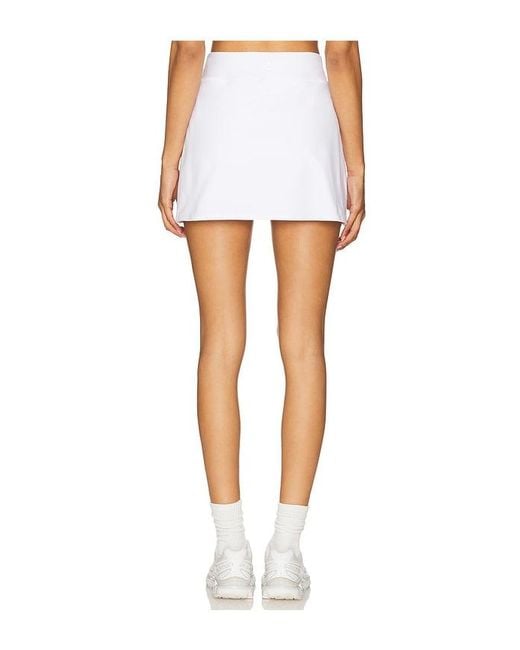 Beyond Yoga White Space Dye Points Crossover Skirt