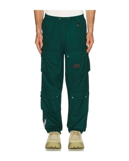 BBCICECREAM Green Hemisphere Cargo Pants for men