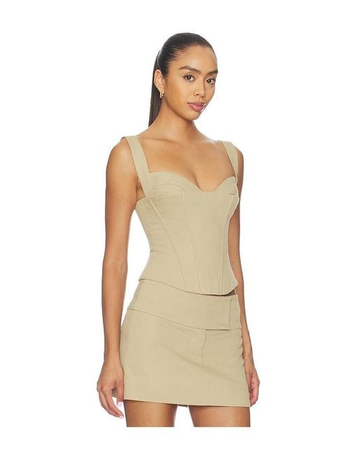 Cult Gaia Natural Oren Top