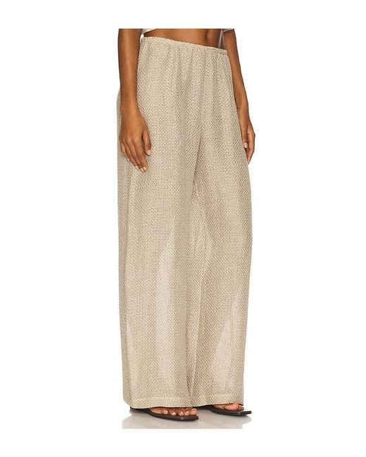 Leset Natural Stella Wide Leg Pant