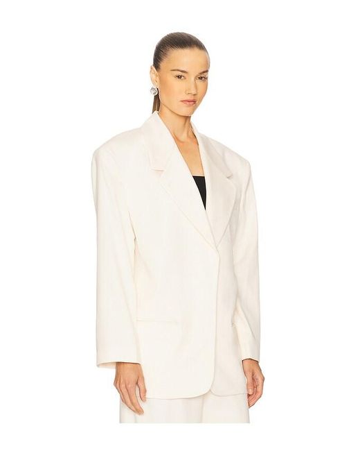 Remain White Oversized Blazer