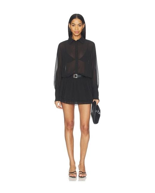 superdown Black Rileigh Mini Dress
