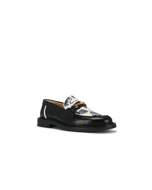 Filling Pieces Black Broken Plate Loafer for men