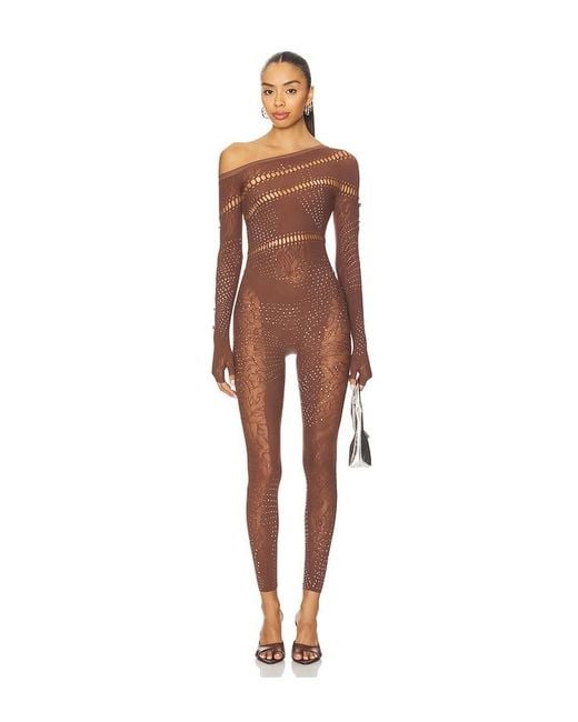 POSTER GIRL Multicolor Ivy Long Rhinestone Jumpsuit