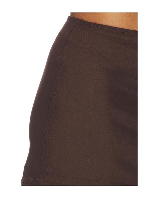 Tiger Mist Brown Octavia Mini Skirt