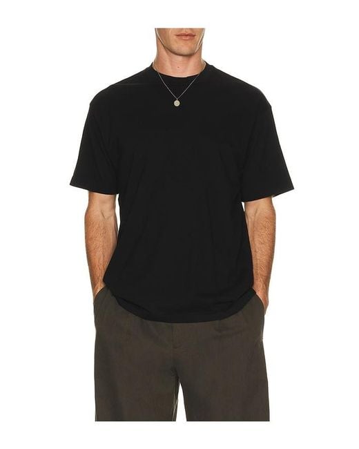 Asher Black Noah Supima Tee for men